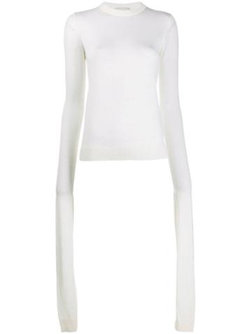 Coperni Fitted Jumper - White
