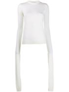 Coperni Fitted Jumper - White
