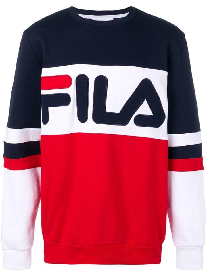 Fila Contrast Logo Jumper - Blue