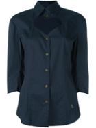 Vivienne Westwood Red Label Open Chest Buttoned Blouse