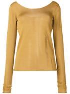 Serien°umerica Laddered Knit Top - Brown