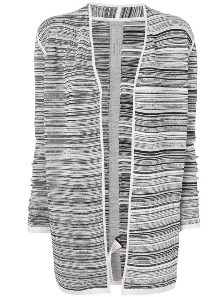 Rick Owens Dirt Striped Cardigan - White
