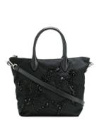 Prada Embellished Tote Bag - Black