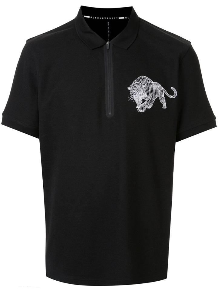 Blackbarrett Graphic Print Polo Shirt