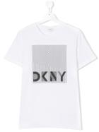 Dkny Kids Logo Print T-shirt - White