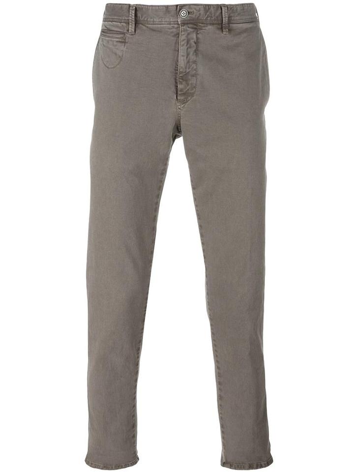 Pt01 - Slim-fit Trousers - Men - Cotton/spandex/elastane - 54, Grey, Cotton/spandex/elastane