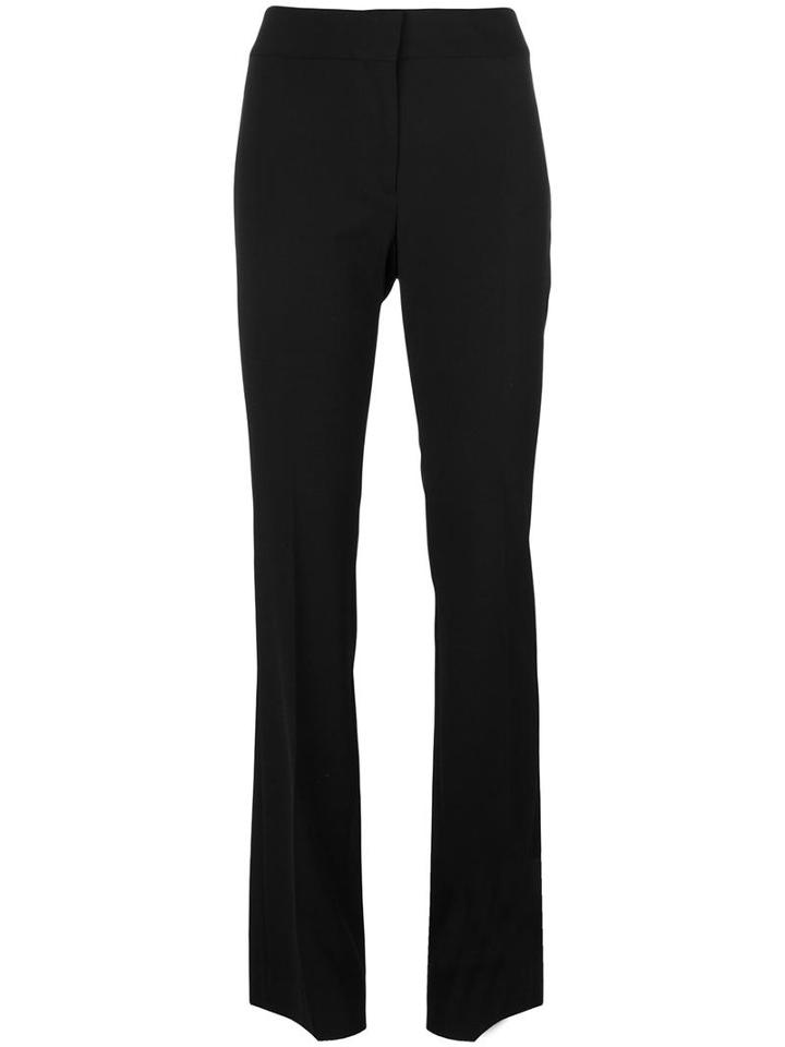 Maison Margiela Bootleg Tailored Trousers, Women's, Size: 40, Black, Cotton/spandex/elastane/virgin Wool