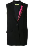 Versace Jeans Colour-block Patch Waistcoat - Black