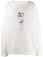 Maison Margiela Oversized Round Neck Sweater - White