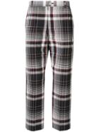 Thom Browne Large Shadow Check Chino Trouser - Blue