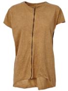 Isaac Sellam Experience 'feignante' T-shirt, Women's, Size: 38, Nude/neutrals, Cotton/calf Leather