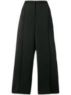 Jil Sander Flared Culottes - Black