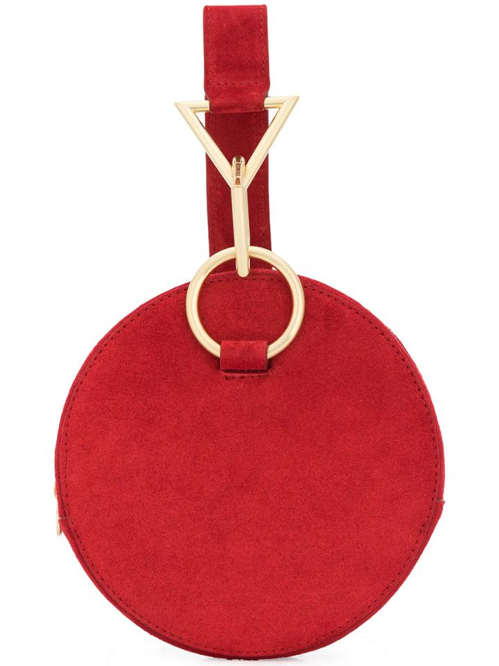 Tara Zadeh Circular Clutch Bag - Red