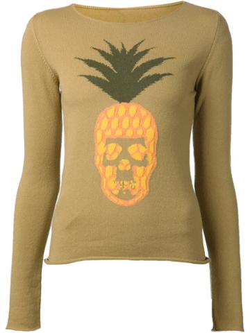 Lucien Pellat Finet Pineapple Skull Sweater