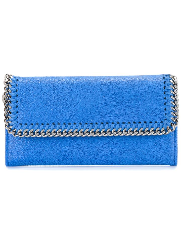 Stella Mccartney 'falabella Flap' Wallet - Blue