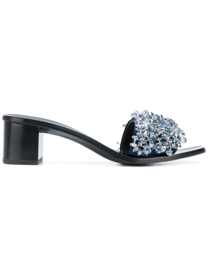 Tory Burch Logan Slides - Blue