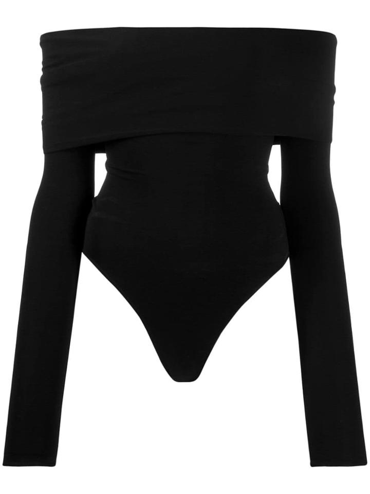 Alexandre Vauthier Cut-out Bodysuit - Black