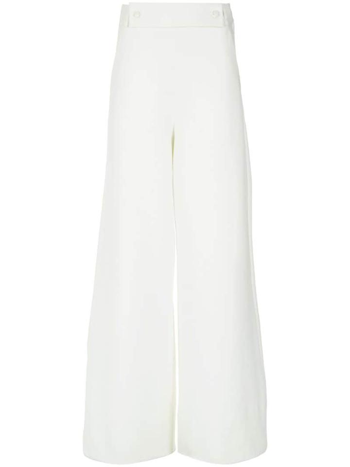 Gloria Coelho Wide Leg Trousers - Neutrals