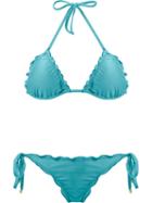 Sub Triangle Bikini Set, Women's, Size: P, Blue, Polyamide/spandex/elastane
