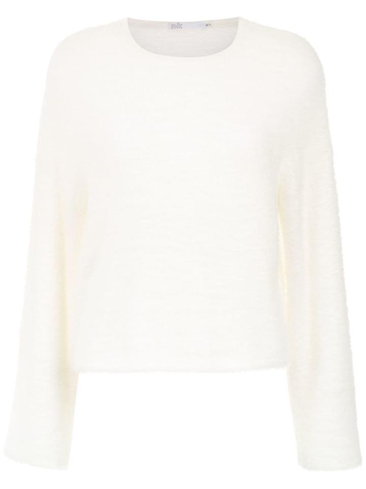 Nk Fuzzy Sweater - White