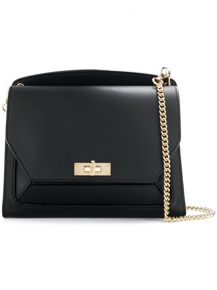 Bally Panelled Chain Strap Shoulder Bag - Black