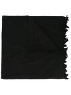 Rick Owens 'blanket' Scarf, Men's, Black, Virgin Wool