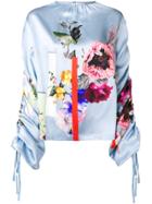 Preen By Thornton Bregazzi Willis Sketchbook Floral Top - Blue