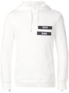 Neil Barrett Faith Gang Hoodie - White