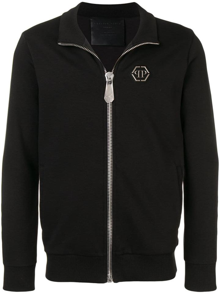 Philipp Plein Dollar Zip-up Jacket - Black