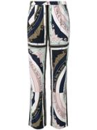 Tory Burch Constellation Printed Trousers - Blue
