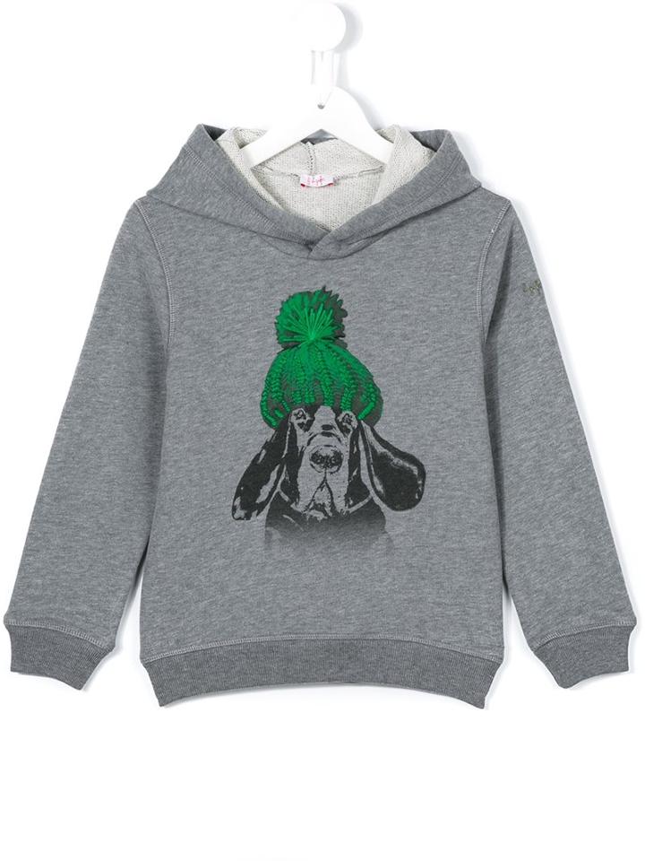 Il Gufo Dog In Hat Hoodie