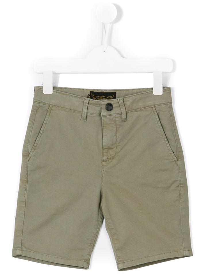 Finger In The Nose Chino Shorts, Boy's, Size: 12 Yrs, Green