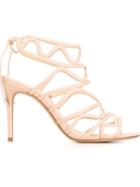 Alexandre Birman Nim Sandals, Women's, Size: 40.5, Nude/neutrals, Leather