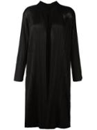 Pleats Please By Issey Miyake Pleated Oversized Jacket, Women's, Size: Iv, Black, Polyester