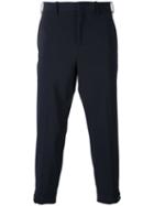 Cropped Trousers - Men - Cotton/polyester/spandex/elastane - 46, Blue, Cotton/polyester/spandex/elastane, Neil Barrett