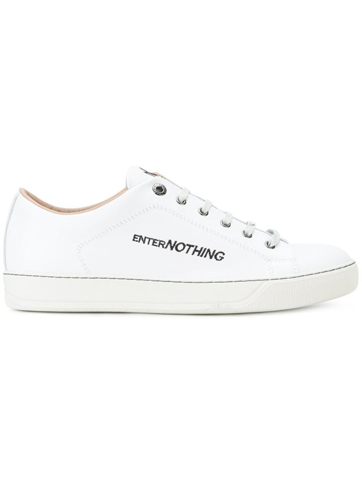 Lanvin Enter Nothing Sneakers - White