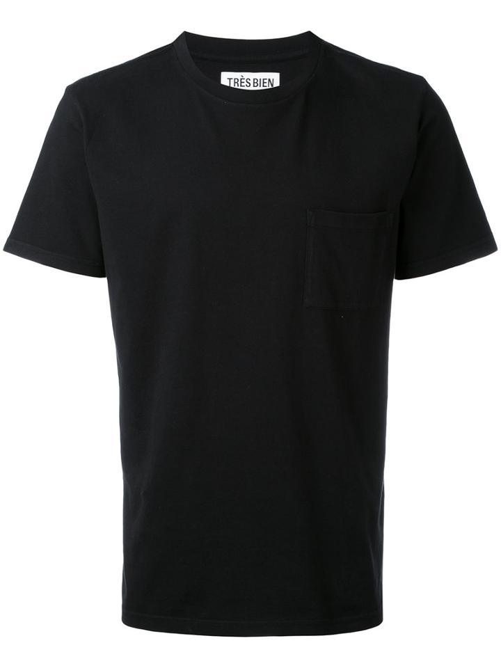 Très Bien - Pockettee T-shirt - Men - Cotton - 52, Black, Cotton