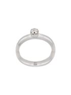 Mm6 Maison Margiela Solitaire Ring - Silver