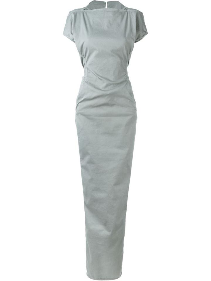 Rick Owens Drkshdw Boat Neck Long Dress