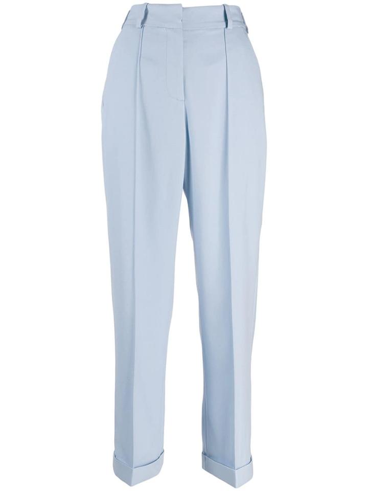Racil Creased Tapered Trousers - Blue