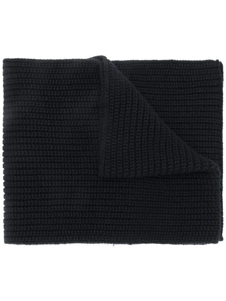 Dolce & Gabbana Cable-knit Scarf - Black