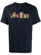 Ps Paul Smith Can Print T-shirt - Blue