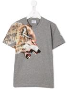 Marcelo Burlon County Of Milan Kids Mini Me T-shirt, Boy's, Size: 10 Yrs, Grey