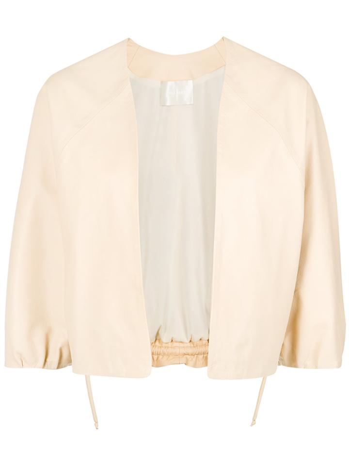 Lilly Sarti Open Front Jacket - Nude & Neutrals