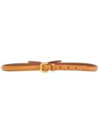 Prada Bow Detail Slim Buckle Belt - Brown