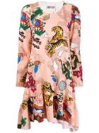 Aniye By Animal Print Dress - Orange