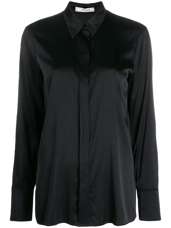 Dorothee Schumacher Loose Fit Silk Shirt - Black