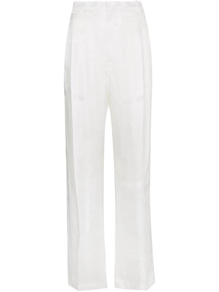 Givenchy Wide Leg Trousers - White