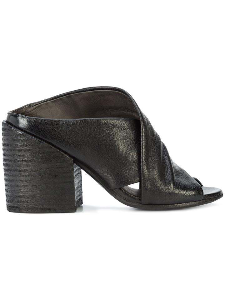 Marsèll Crossover Mules - Black