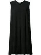 Enföld Sleeveless Flared Dress, Women's, Size: 38, Black, Polyester/polyurethane